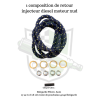1 composition de retour injecteur diesel moteur xud