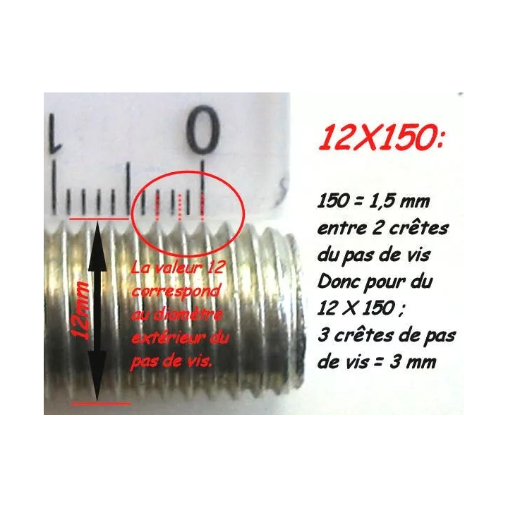 Entretoise Toyota Renault ø12mm 150 4x4