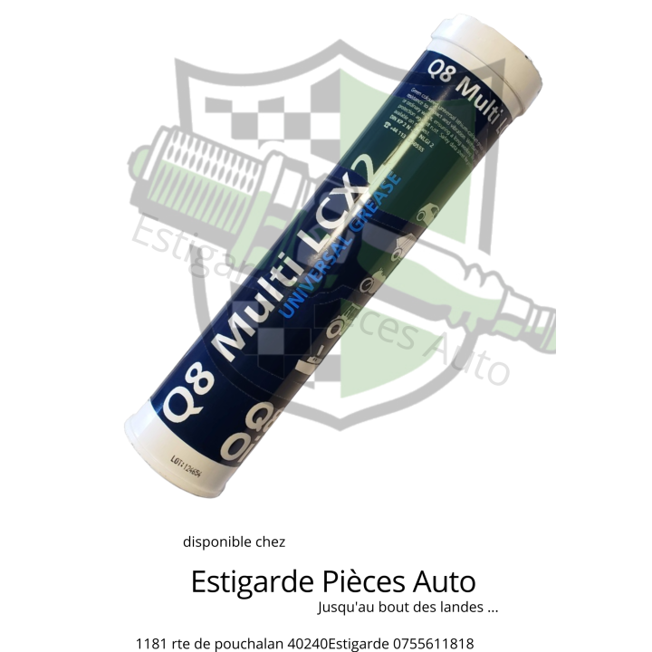 q8 graisse multi lcx 2 - cartouche de 400 grs 2760
