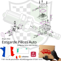 Pochette de joint pour pompe à injection munie d'une carte électrique  Bosch