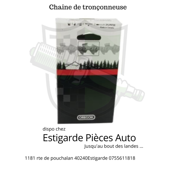 Chaîne de tronçonneuse 3/8" 1,1mm 50 DL chaîne de tronçonneuse Advancecut Boite Oregon