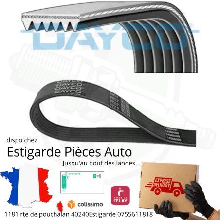 Courroie accessoire 6pk1180
