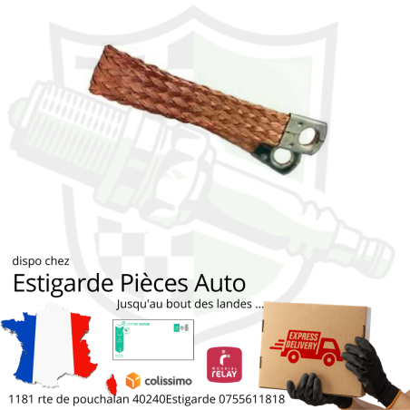 Tresse de masse 330MM