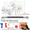 FLEXIBLE DE FREIN ARRIERE C15 / 205
