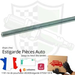Tige filetée M16 8.8 zing