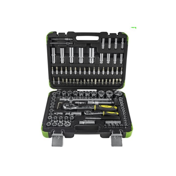 COFFRET DE DOUILLES 108 PIÈCES 6 PANS