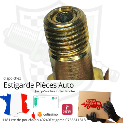 Boulon creux ( banjo ) pour pompe injection Bosch VE atmo et sural ( turbo )