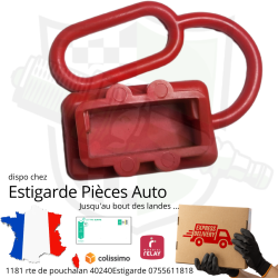 Capot Pour Connecteur (rouge) Haute Puissance 50 A 600 V