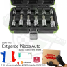 JEU DE DOUILLES 12 PIÈCES DE 1/2" - 12 PANS - CHROME