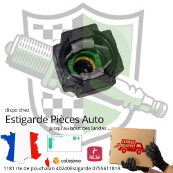 Raccord carburant clip F rapide 8mm/8mm droit