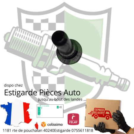 Raccord carburant clip rapide 8mm/8mm