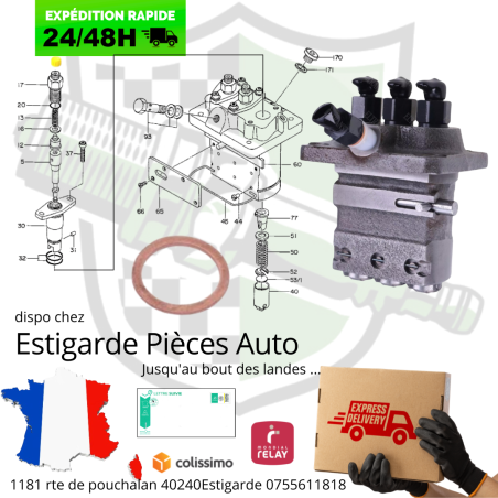 JOINT PLAT POMPE PF ZEXEL