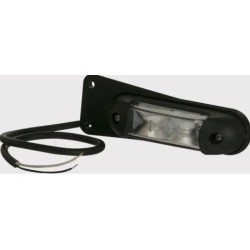Feu de gabarit LED blanc-rouge, support