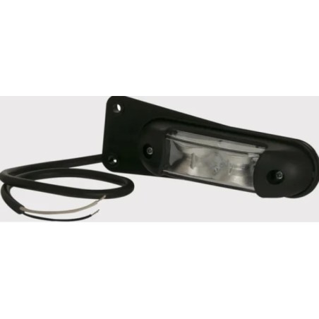Feu de gabarit LED blanc-rouge, support