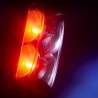 Feu de gabarit LED blanc-rouge, support