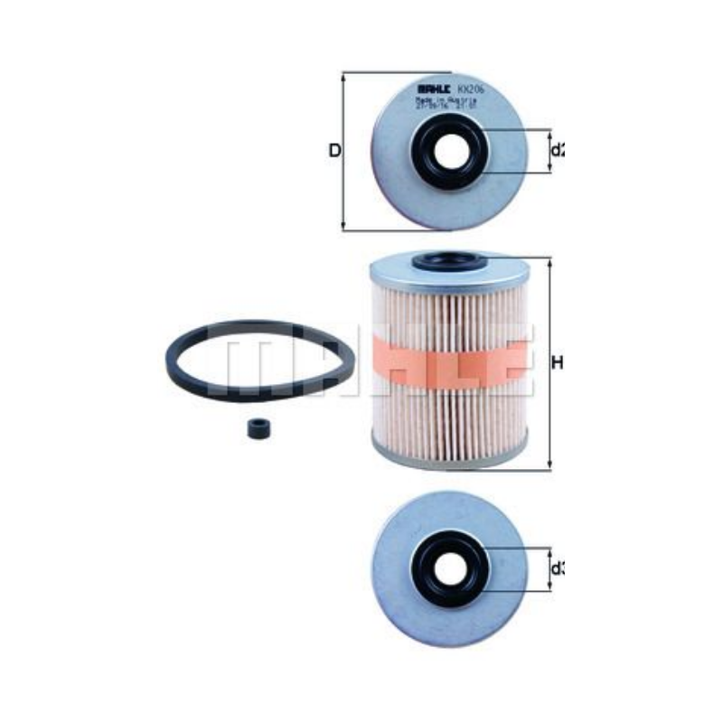 Filtre à carburant KNECHT FILTER KX 206D