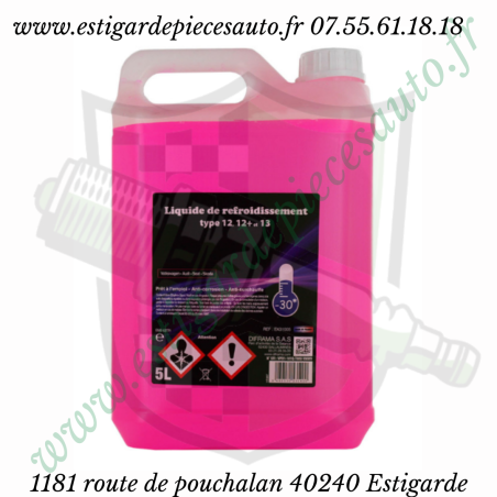 liquide refroidissement rose 5L