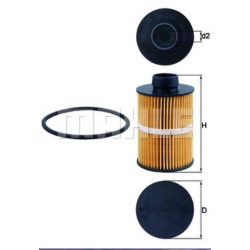 Filtre à carburant KNECHT FILTER KX 208D