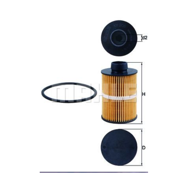 Filtre à carburant KNECHT FILTER KX 208D