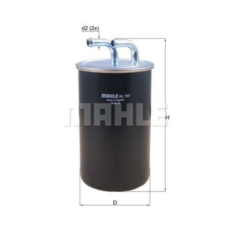 Filtre à carburant KNECHT FILTER KL 737