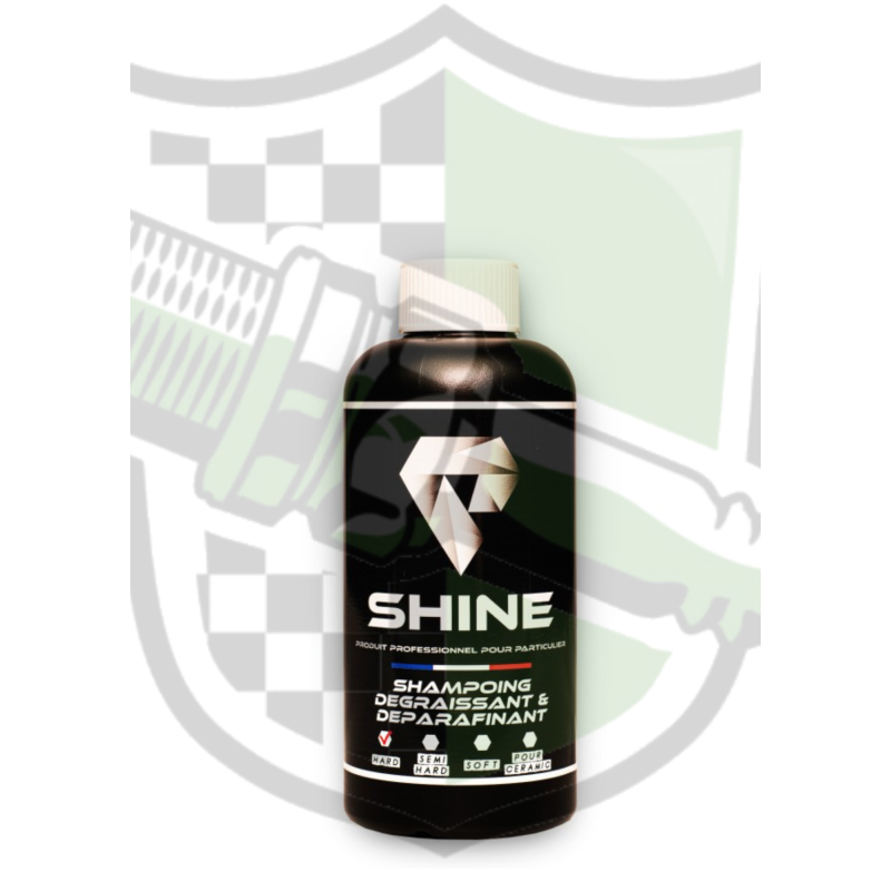 SHAMPOOING DEGRAISSANT ET DEPARAFINANT SHINE