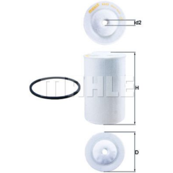Filtre à carburant KNECHT FILTER KX 65D