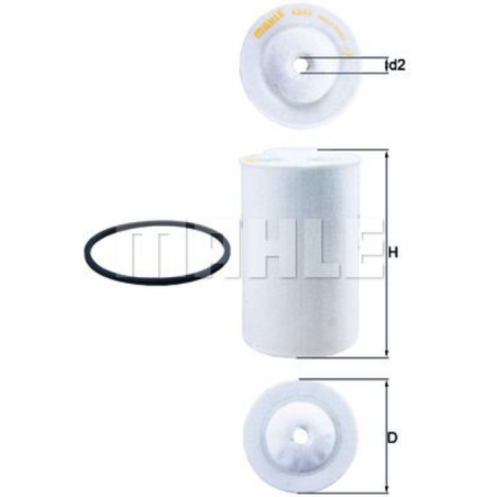 Filtre à carburant KNECHT FILTER KX 65D