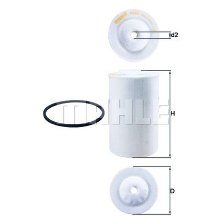 Filtre à carburant KNECHT FILTER KX 65D