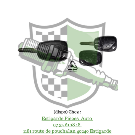 Coque de clé + lame de clé standard pour renault 2 boutons