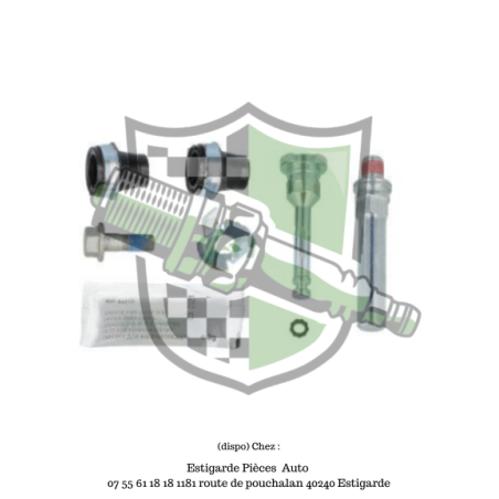 Jeu de douilles de guidage, étrier de frein