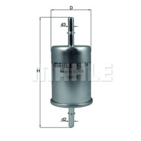 Filtre à carburant KNECHT FILTER - KL 84