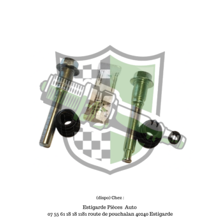Jeu de douilles de guidage, étrier de frein
