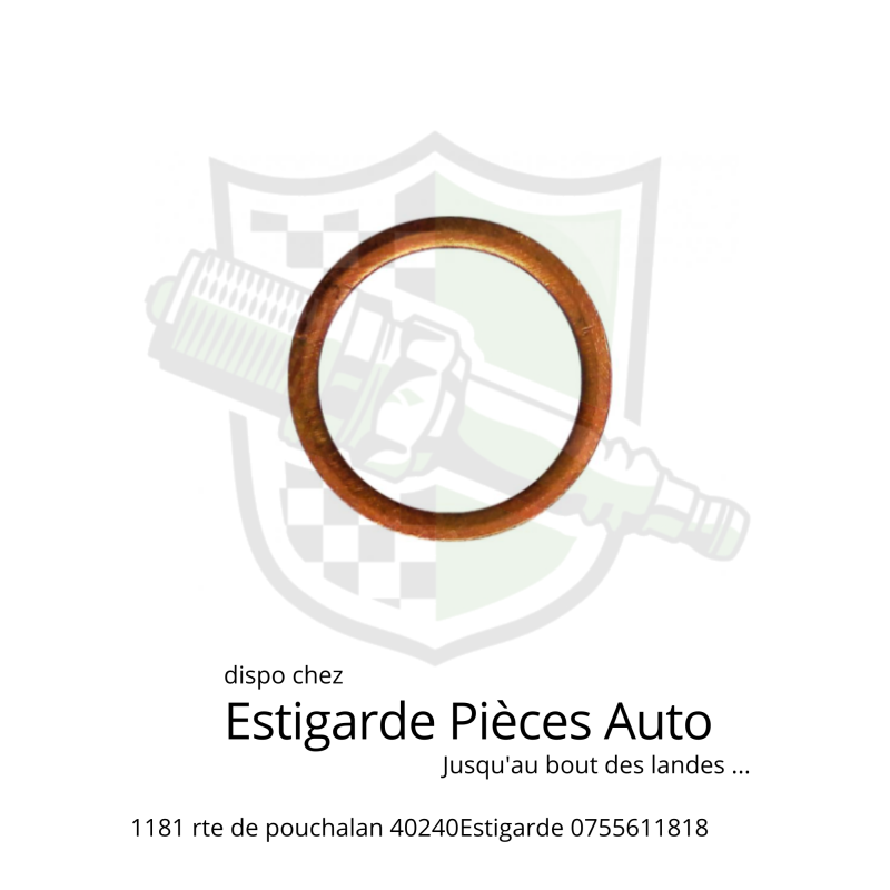 Joint 14x18x1.5 pour vis creuse et raccord banjo