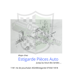 Pochette de joints pompe a injection