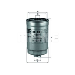 Filtre à carburant KNECHT FILTER KC 101