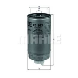 Filtre à carburant KNECHT FILTER KC 103