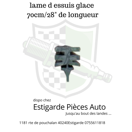 lame d essuis glace  70cm/28" de longueur