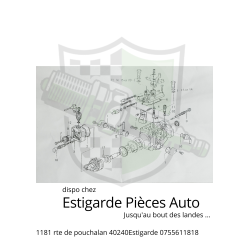 Joint de pompe injection licence Zexel 1047459470